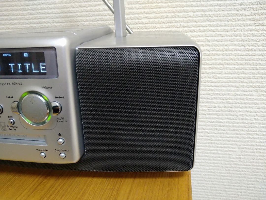 ケンウッド　CD・MD・ラジオシステム 　KENWOOD　MDX-L1