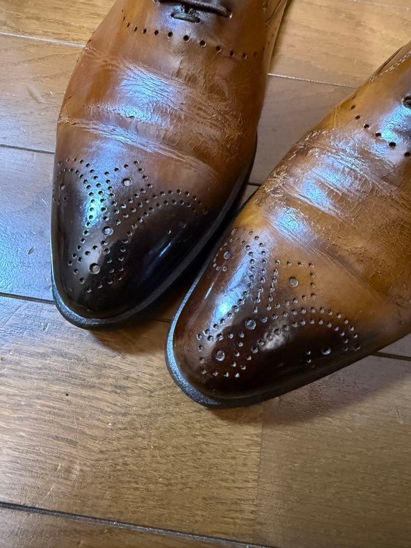 サントーニ　SANTONI ファットアマーノ　パティーヌ　鏡面仕上げ