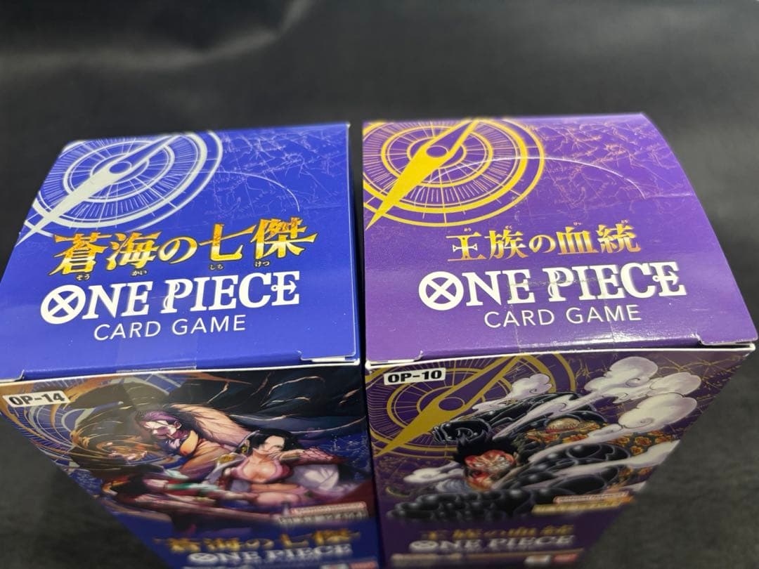 ワンピースカード　ＢＯＸ　蒼海の七傑　王族の血統　各1セット