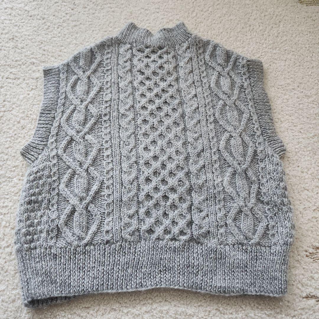 yuni ハンドニットベスト