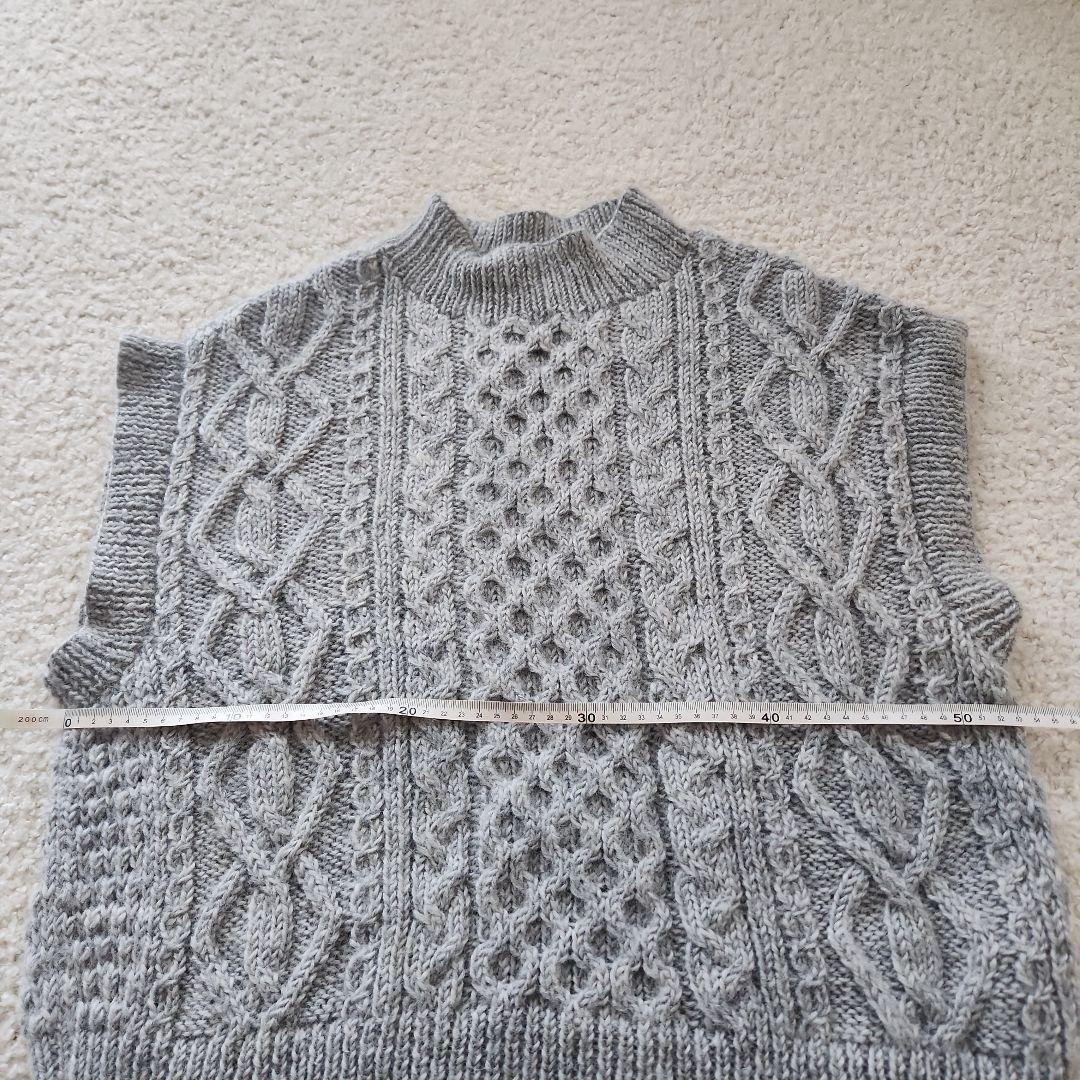 yuni ハンドニットベスト