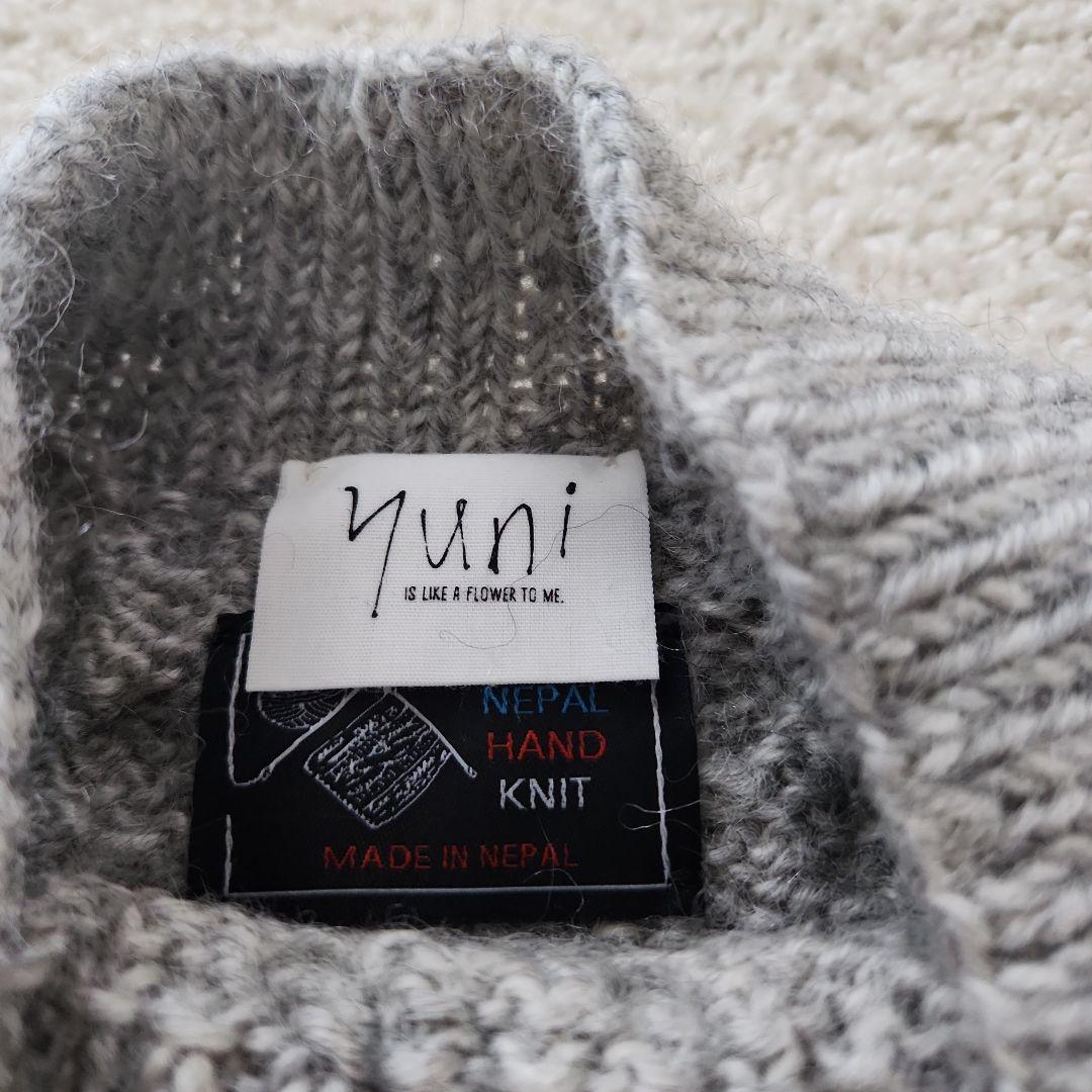 yuni ハンドニットベスト