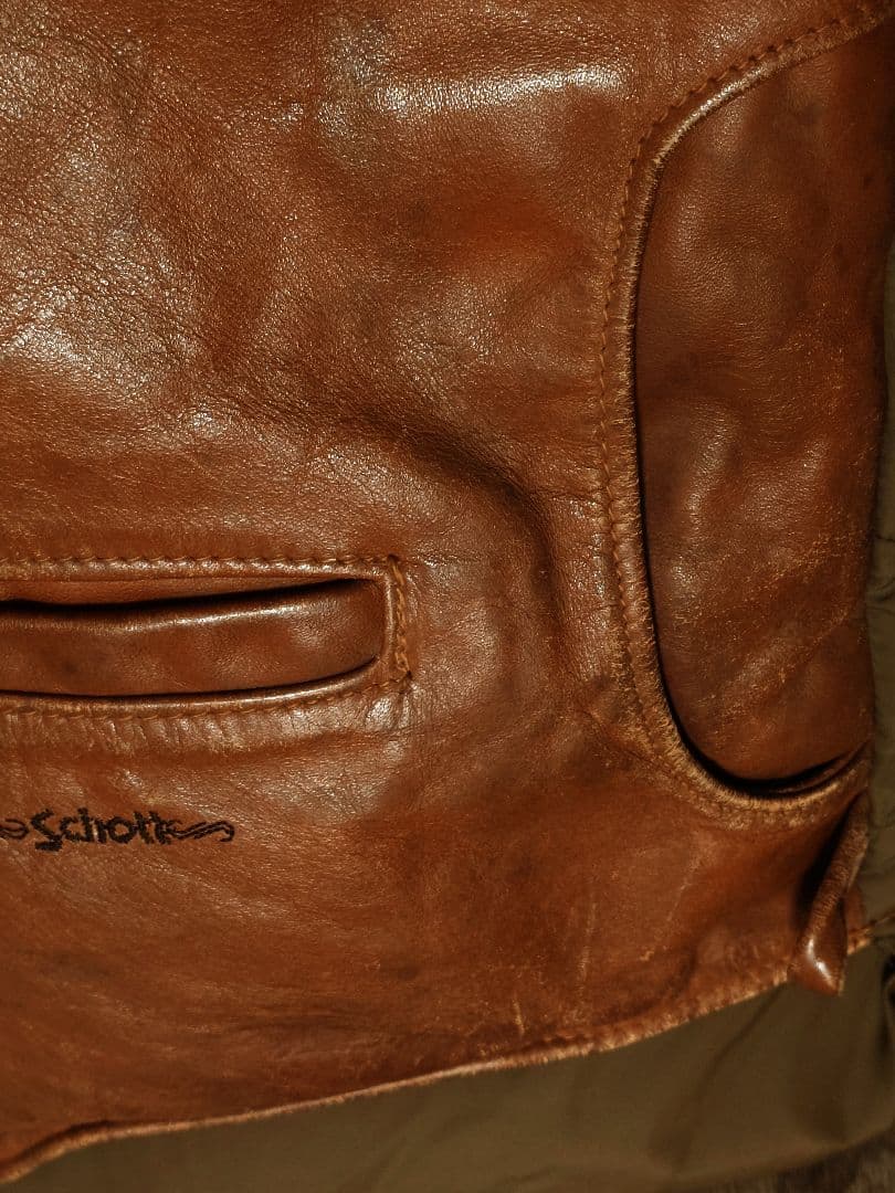 ぱ*ー様 80年90年代 ショット SCHOTT DOWN 2WAYダウンジャケ