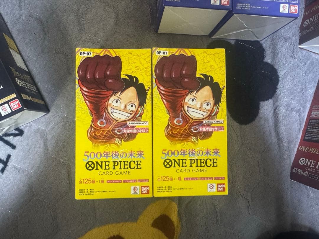 ワンピースカードゲーム「500年後の未来」 OP-07 ２boxテップ付き