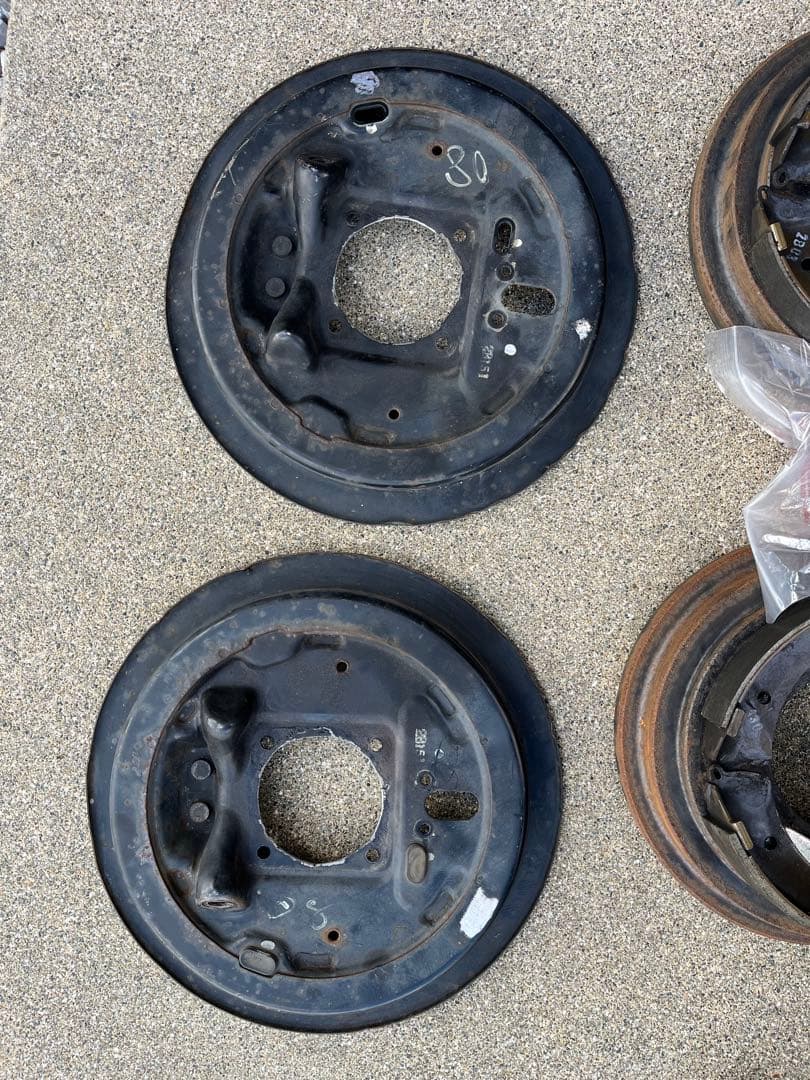 ジムニー　jb23 ワンタッチ加工済み　バックプレート　シャフト