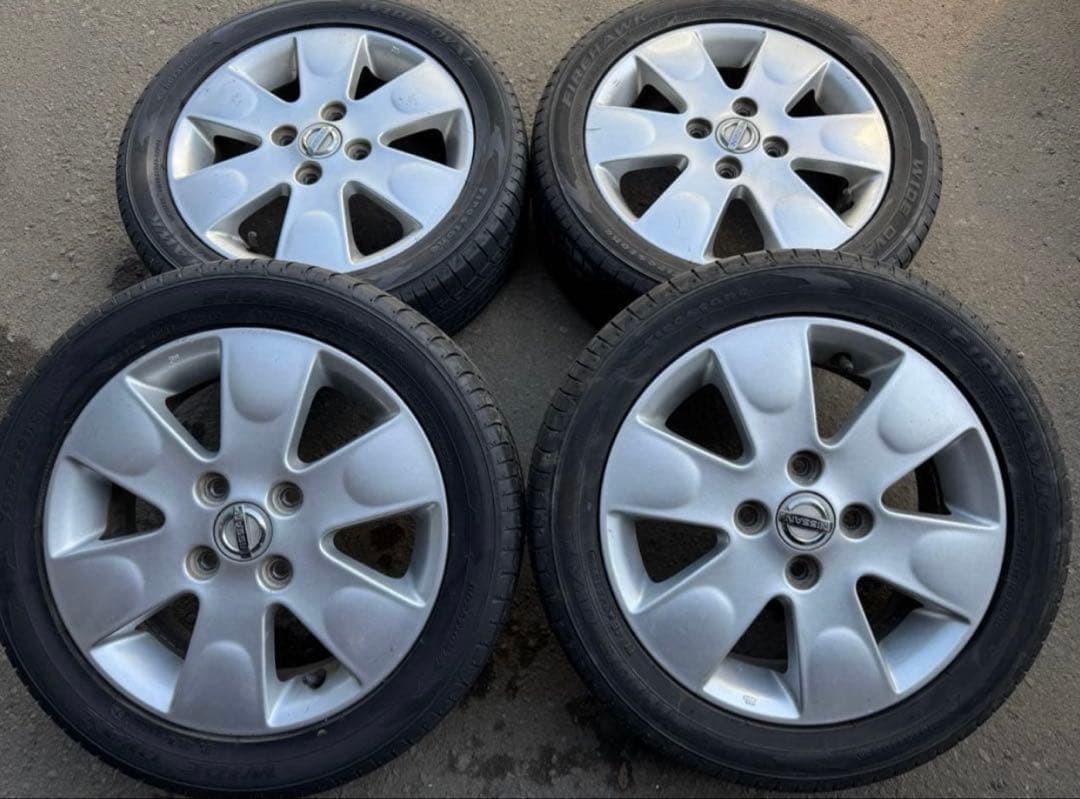 ②すみっコぐらし 日産純正　4本セット 165/55R14 【A0036】