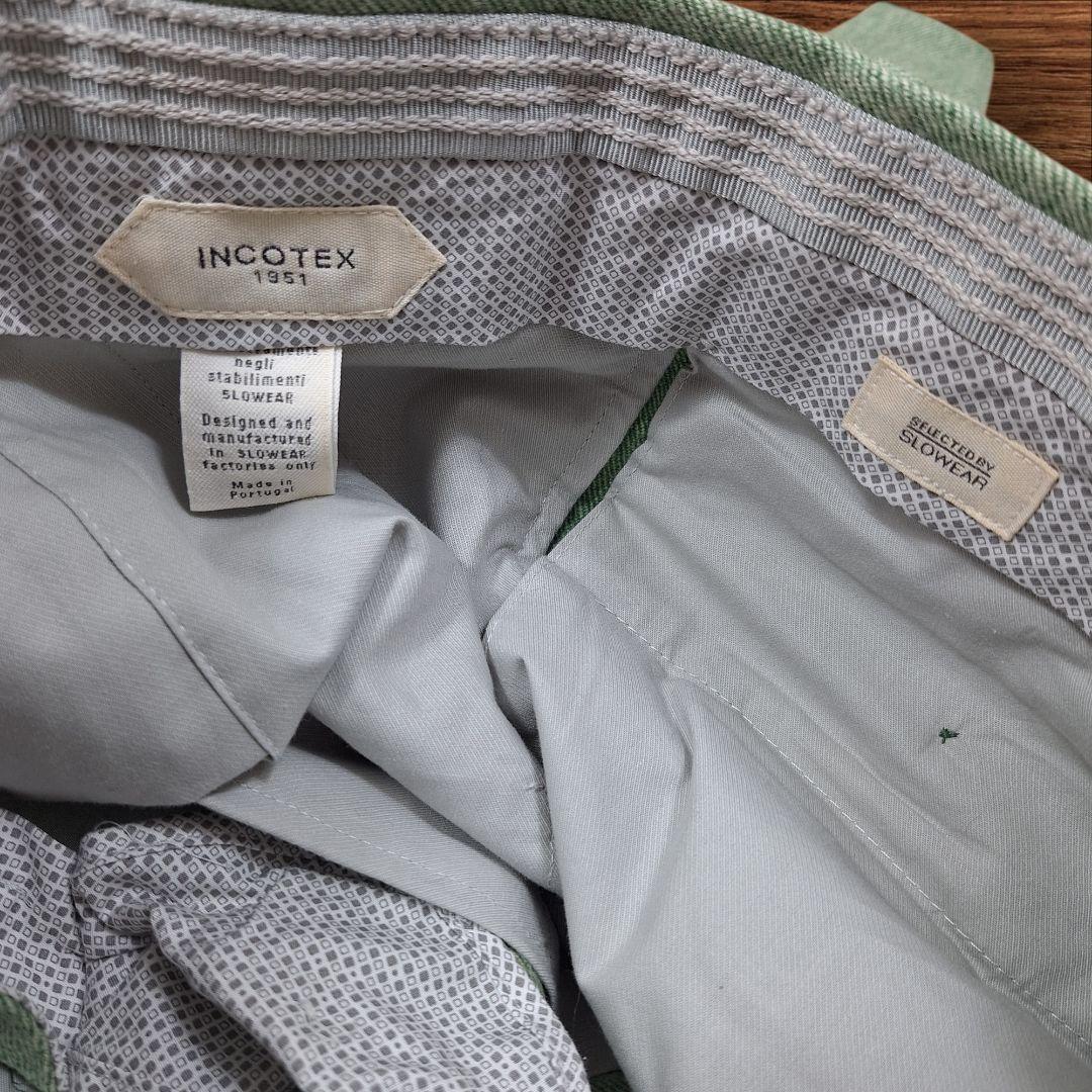 美品 INCOTEX インコテックス 35型ウールスラックス