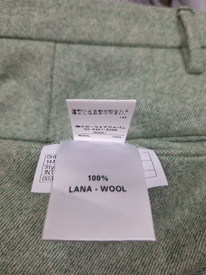 美品 INCOTEX インコテックス 35型ウールスラックス