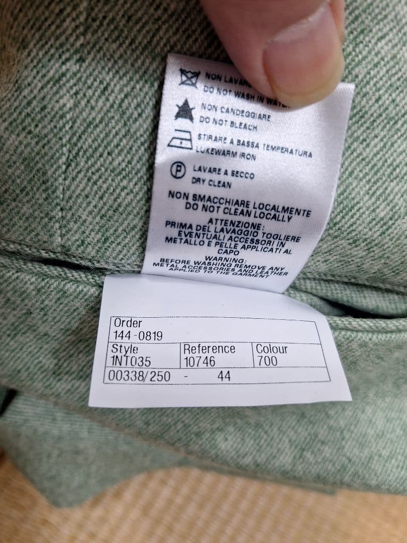 美品 INCOTEX インコテックス 35型ウールスラックス