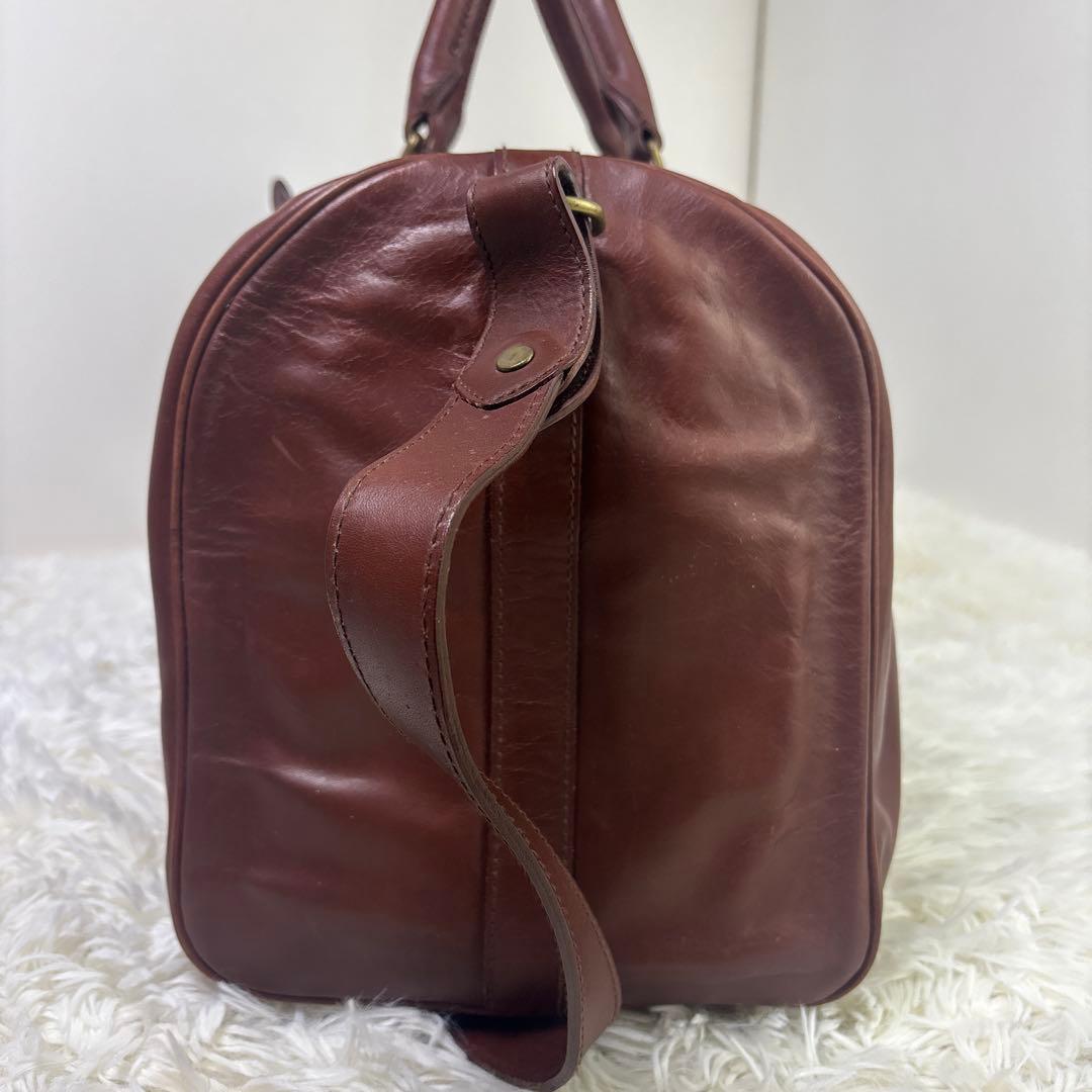 [希少] ラルフローレン　レザーボストンバッグ　2way 大容量　U.S.A