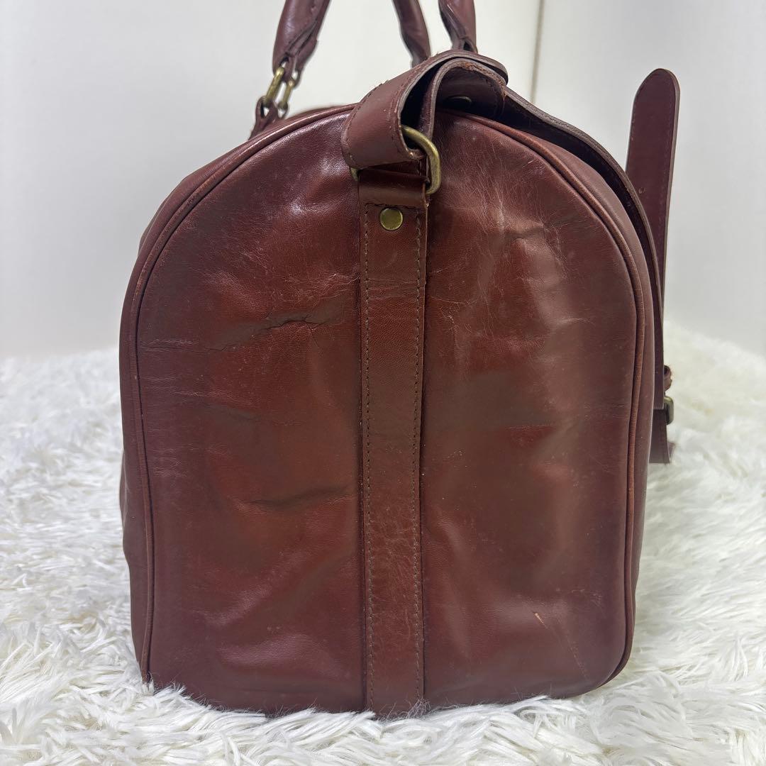 [希少] ラルフローレン　レザーボストンバッグ　2way 大容量　U.S.A