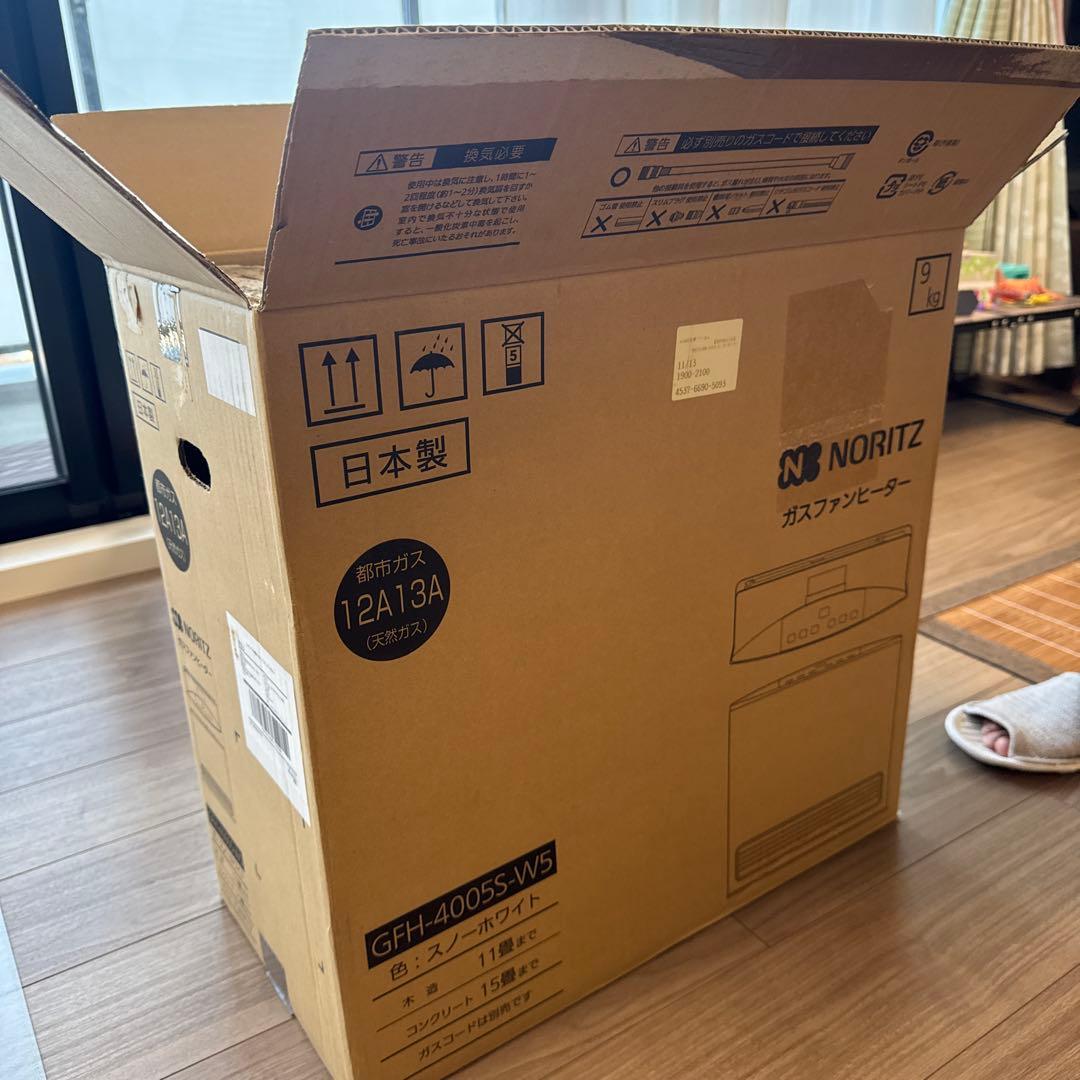 【Asa 】ガスファンヒーター　GFH-4005S-W5