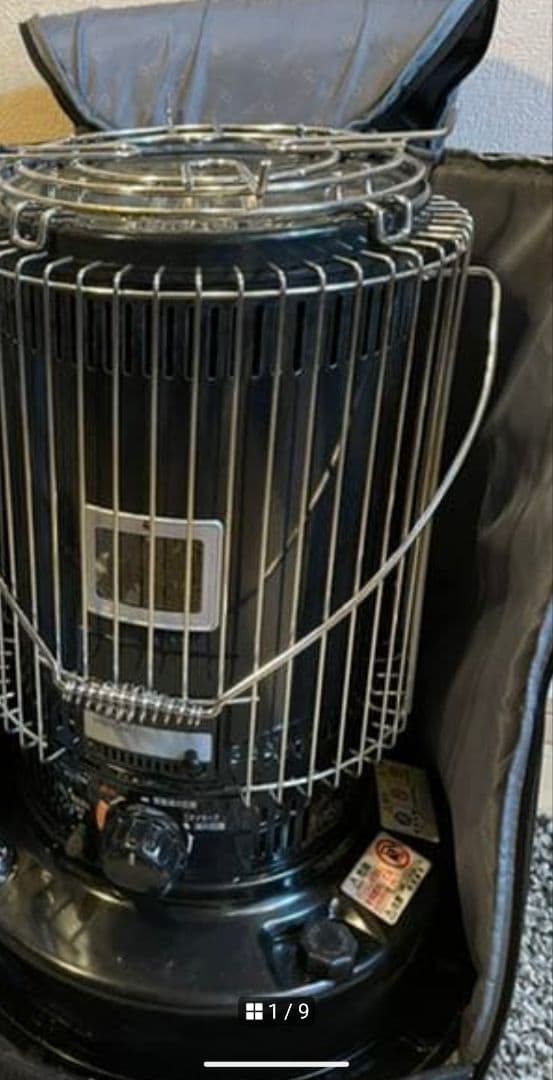 【トヨトミ】石油ストーブ(KS-67H ブラック)＋ソフトケース