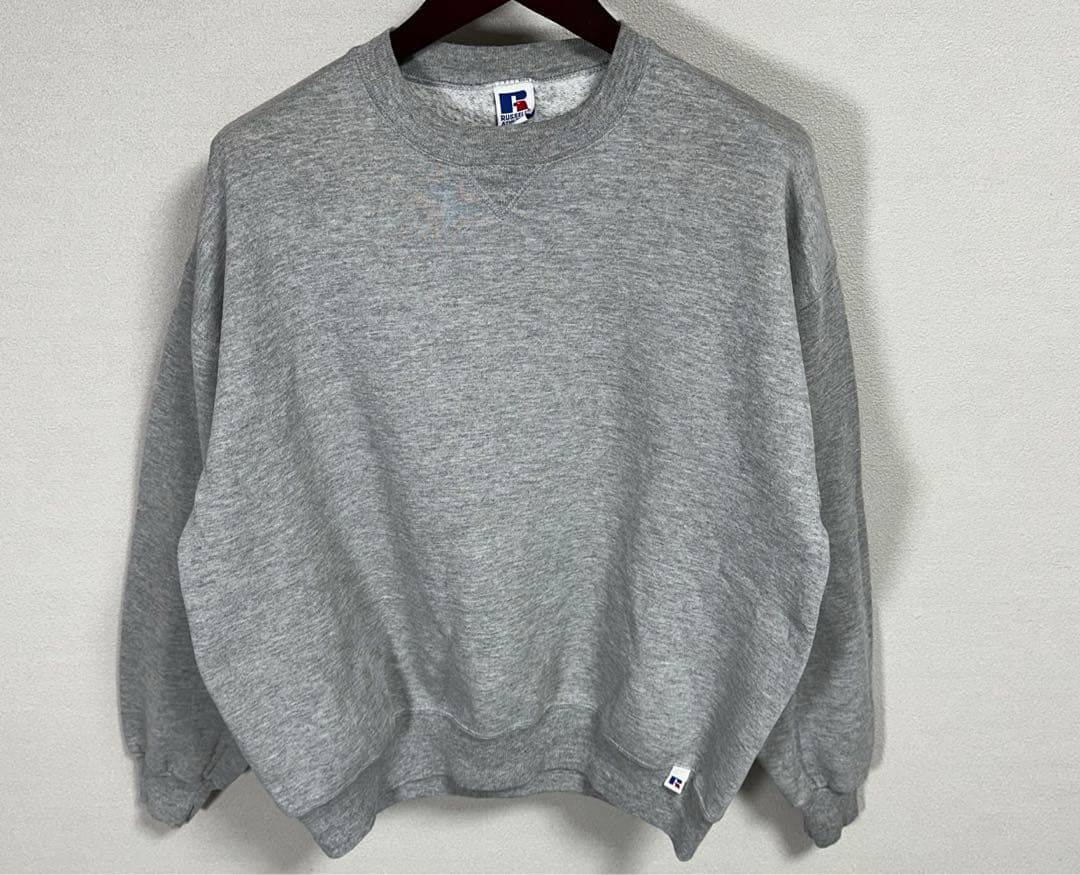 美品 90s USA製 XL ラッセル アスレティック　グレー スウェット