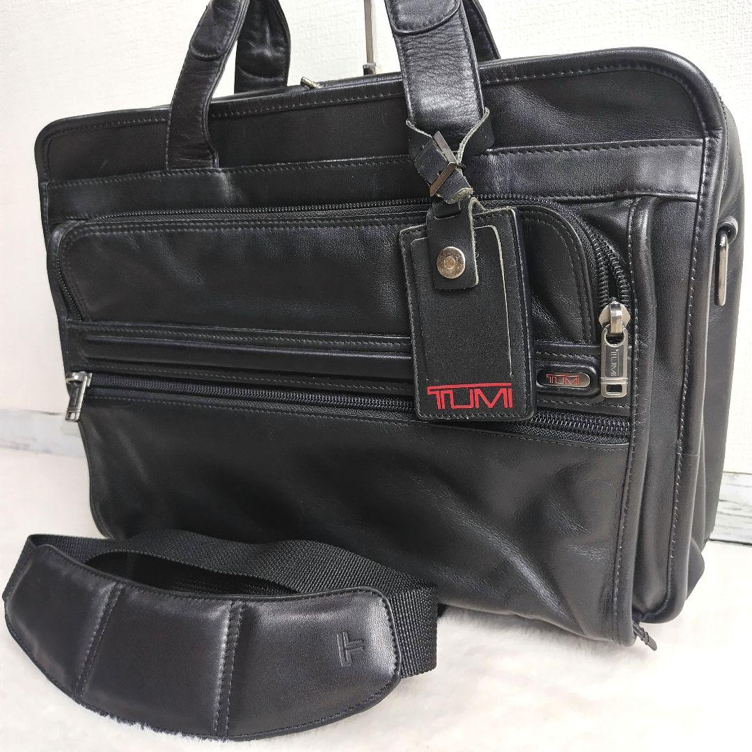 ✨美品✨TUMI トゥミ　ビジネスバッグ　ナパレザー　ブラック 96130D4