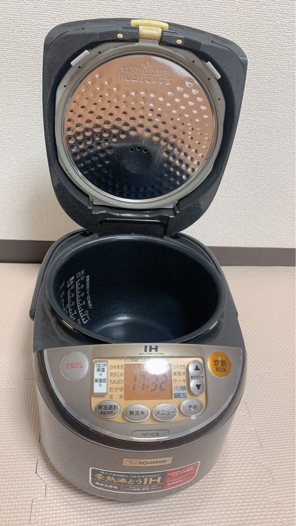 ZOJIRUSHI 圧力IH炊飯器 NP-VD18型10合 1升炊き