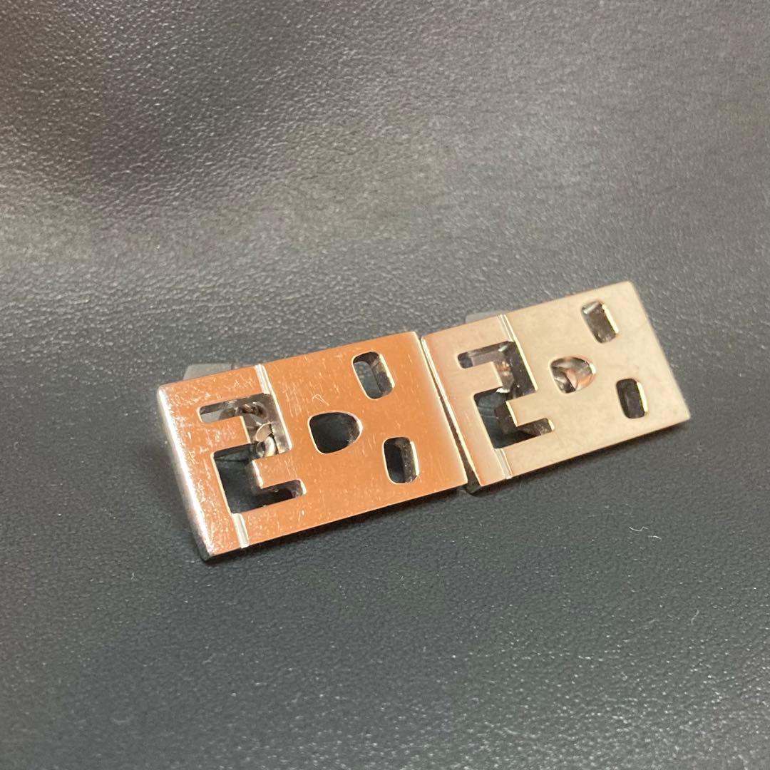 FENDI フェンディ　カフリンクス シルバー　フェイス silver925