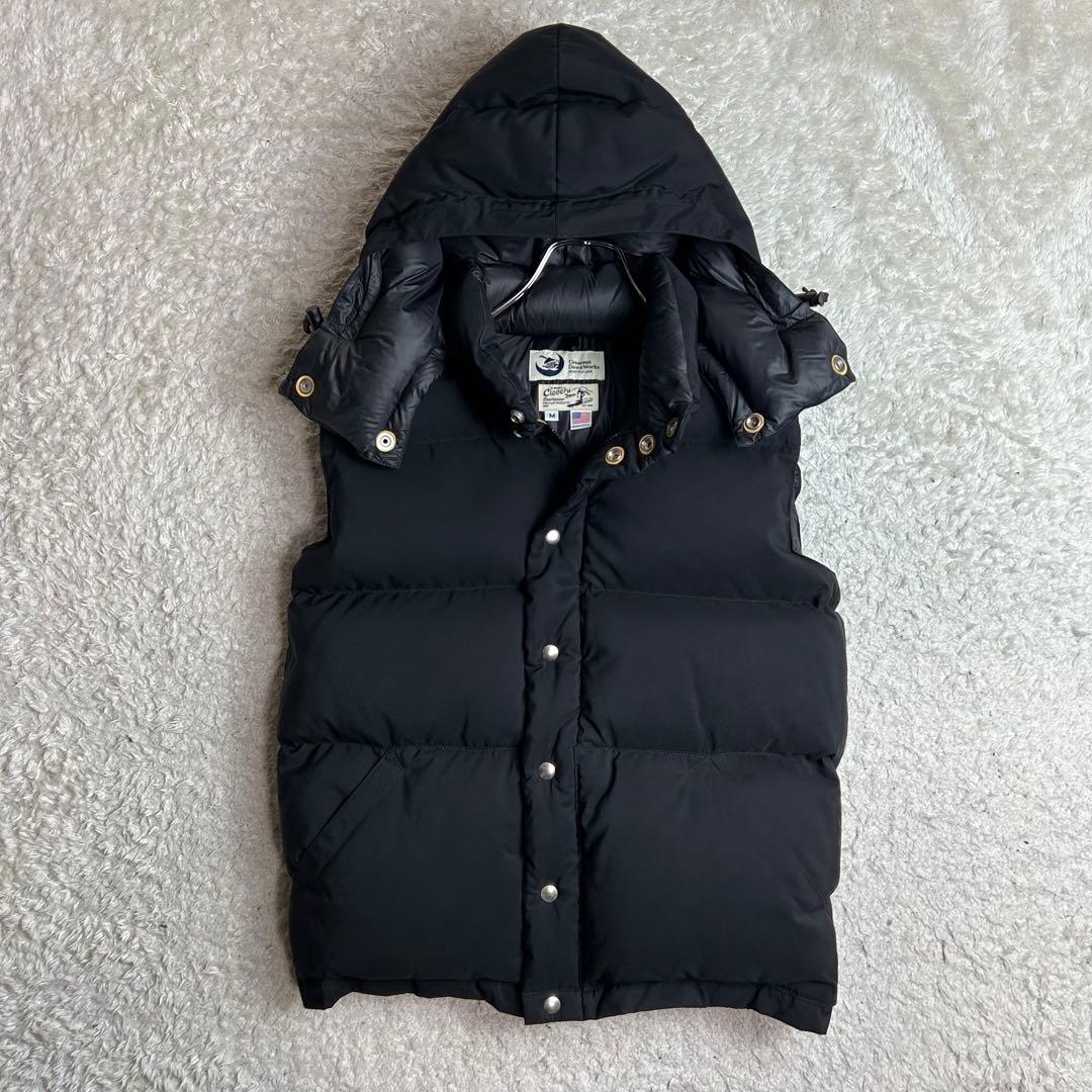 Crescent Down Works ダウンベスト ブラック M