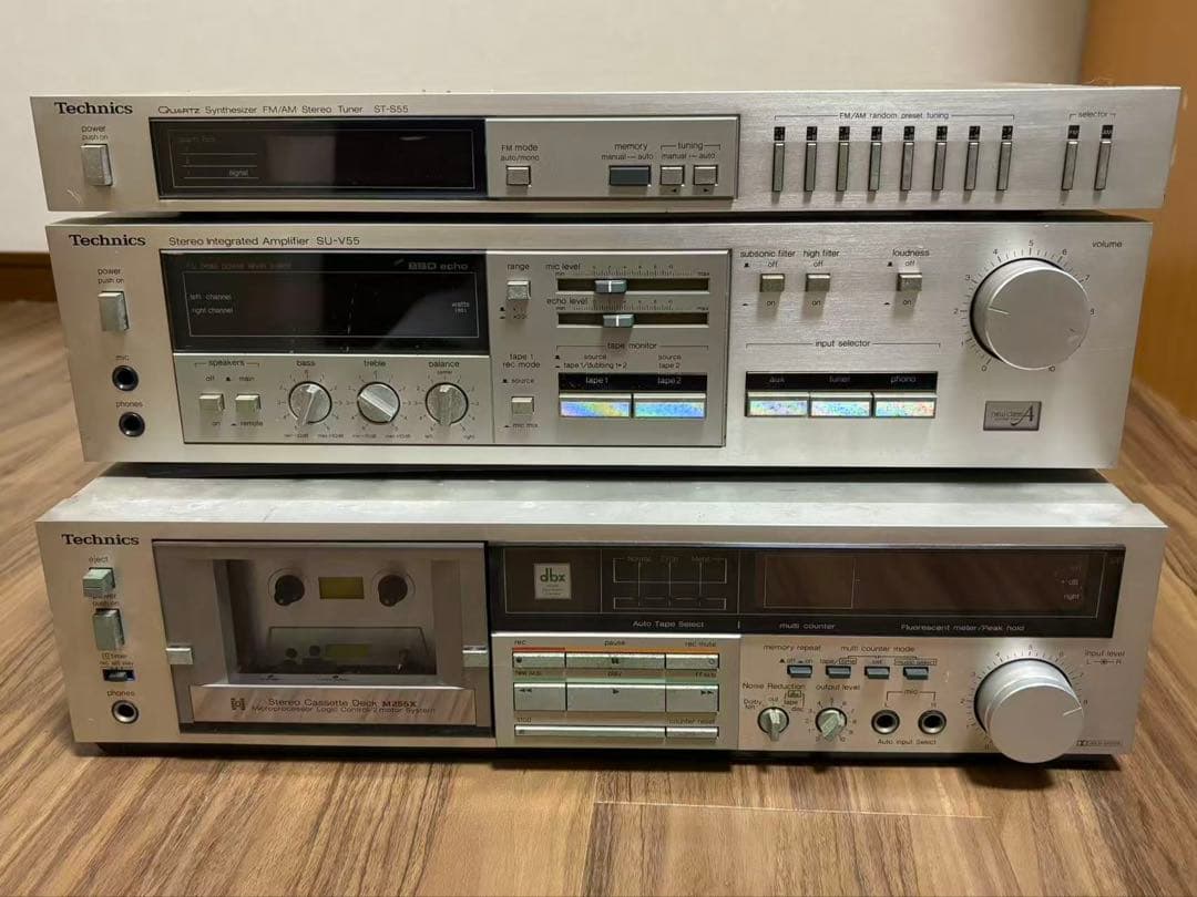 Technicsラジオ・ アンプ・ カセットテープ 3点セット