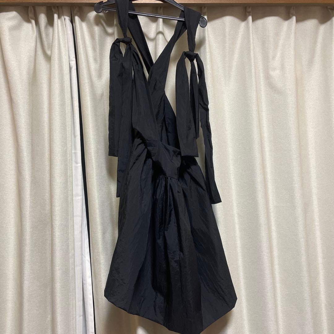 トップス tope cross strap tunic / nylon.b