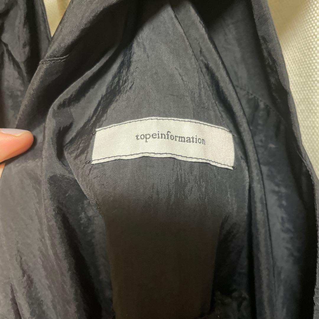 トップス tope cross strap tunic / nylon.b