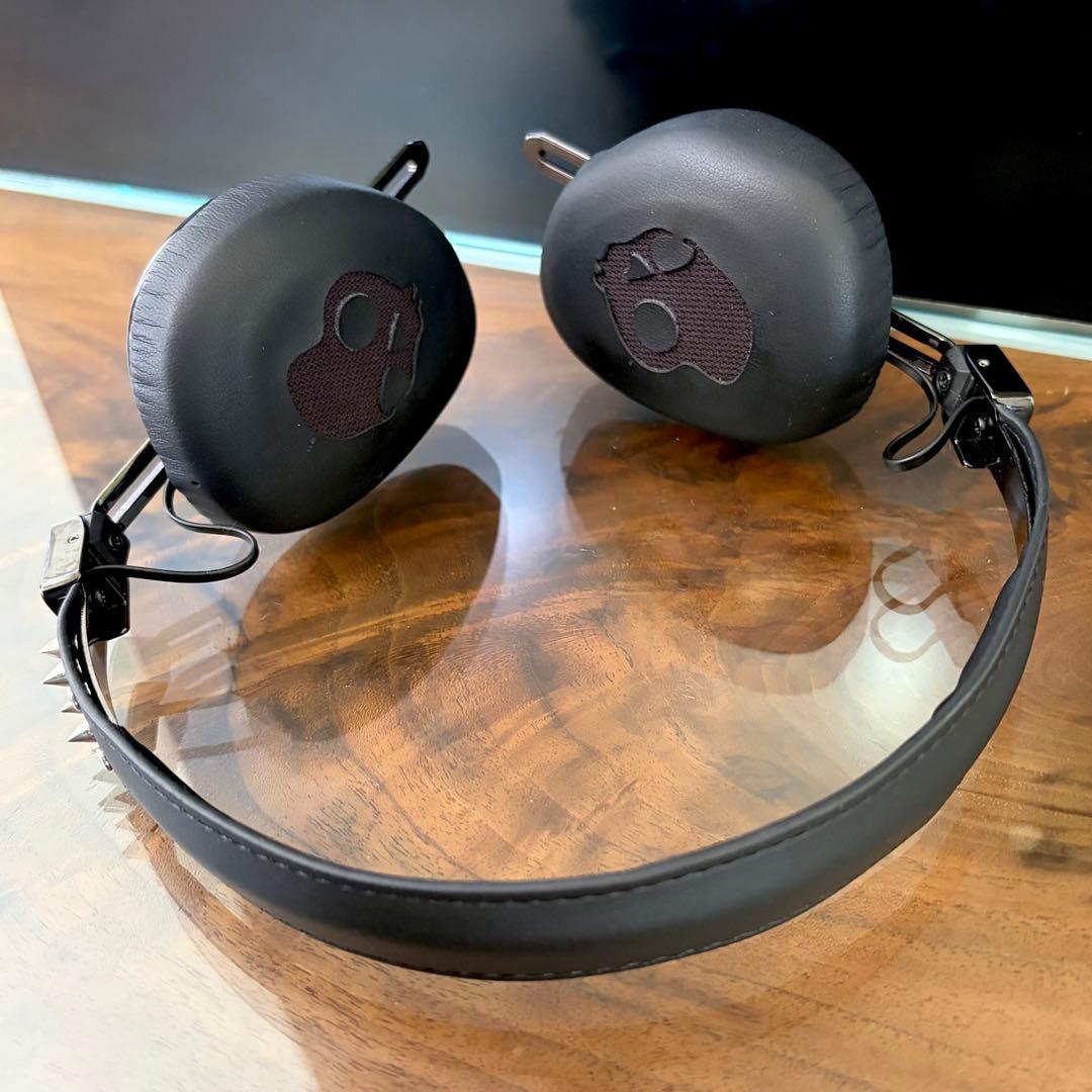 Skullcandy Knockout 有線ヘッドホン　リモコン付 Black