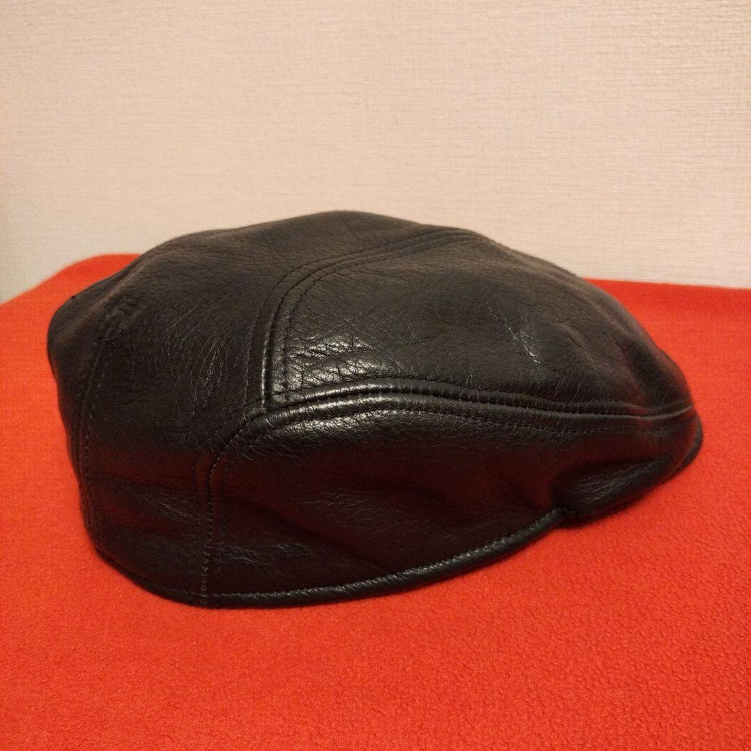 NEW YORK HAT レザーハンチング LAMBA 1900 BLACK