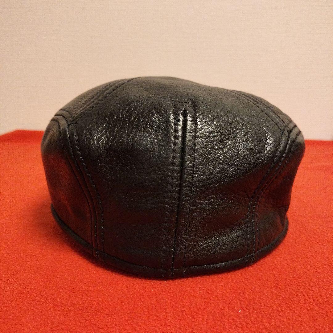 NEW YORK HAT レザーハンチング LAMBA 1900 BLACK