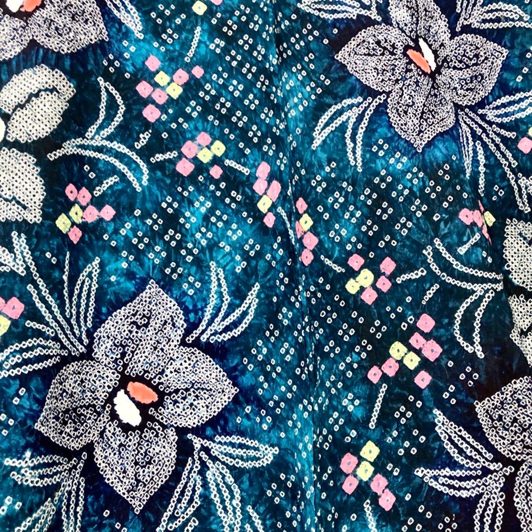 ™️20 ★ピョコです★有松絞り　未使用品　絞り染め　絞り浴衣　浴衣