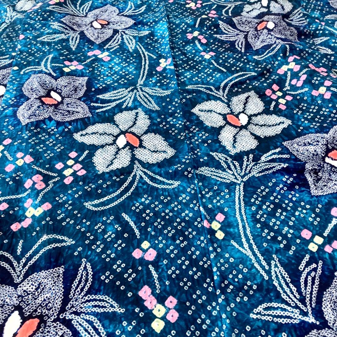 ™️20 ★ピョコです★有松絞り　未使用品　絞り染め　絞り浴衣　浴衣