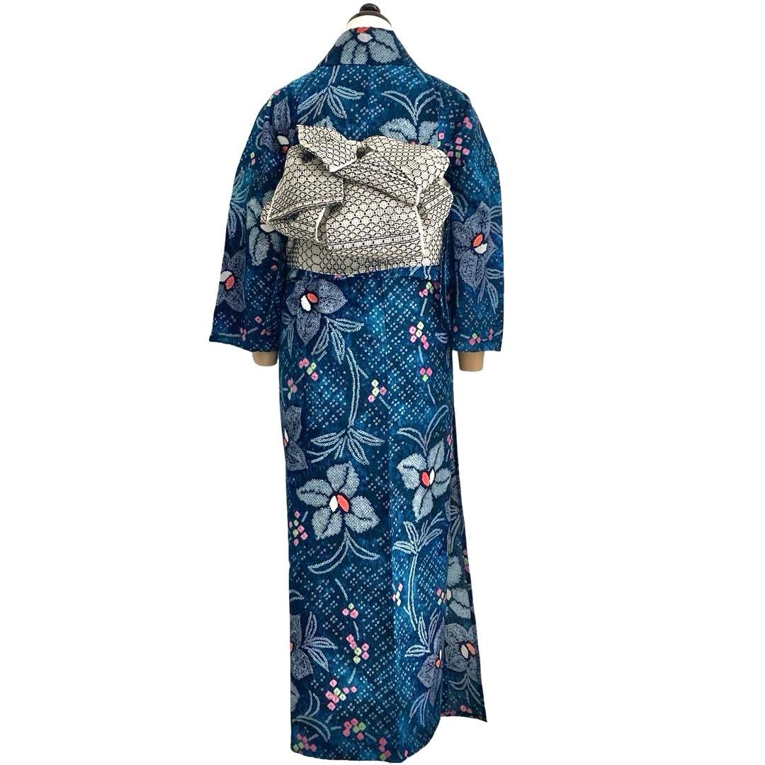 ™️20 ★ピョコです★有松絞り　未使用品　絞り染め　絞り浴衣　浴衣