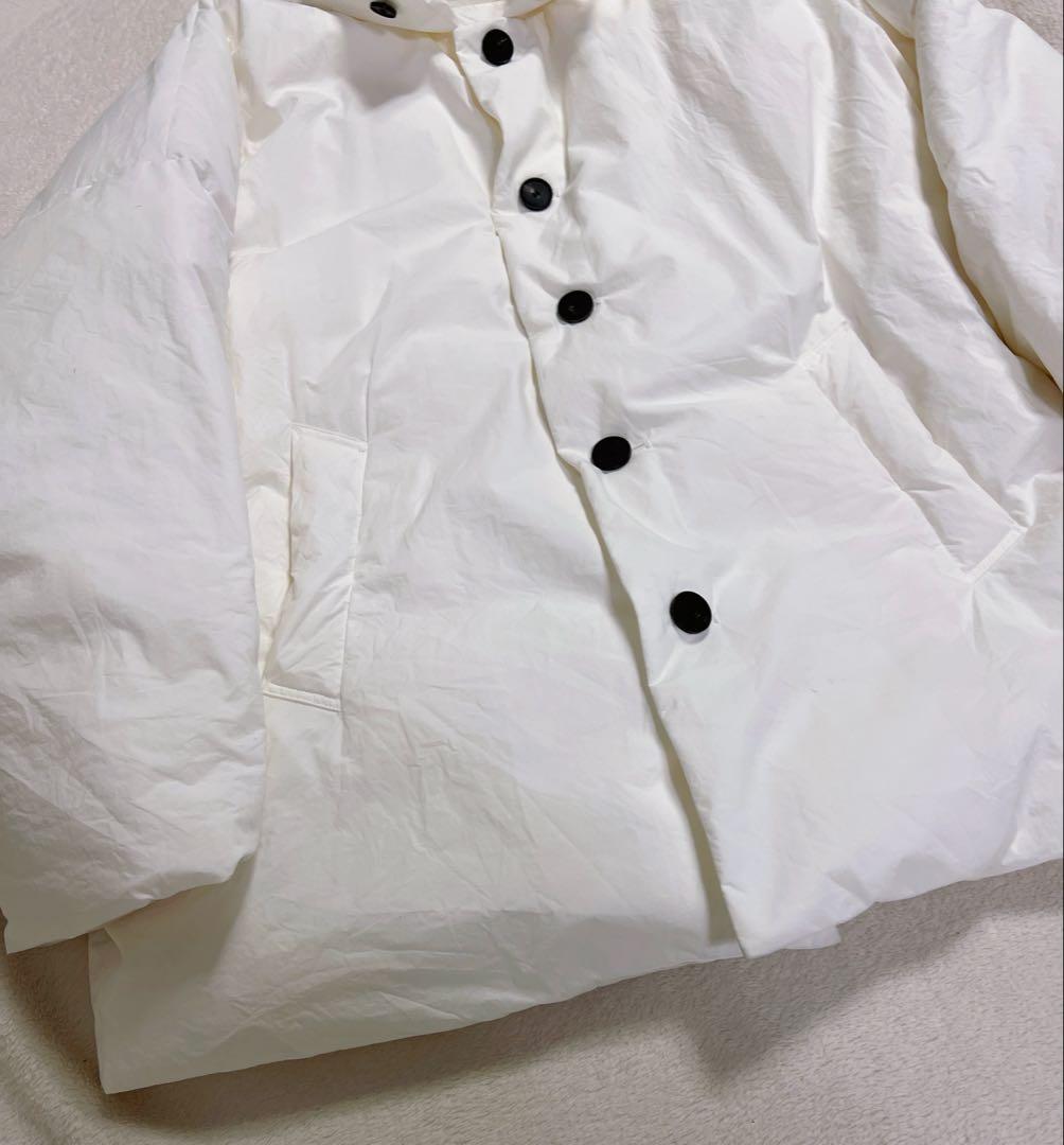 yoko sakamoto ヨーコサカモト 24AW ダウン ロングコートL 白