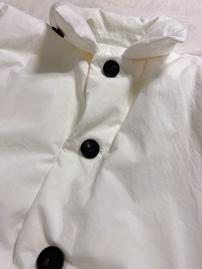 yoko sakamoto ヨーコサカモト 24AW ダウン ロングコートL 白