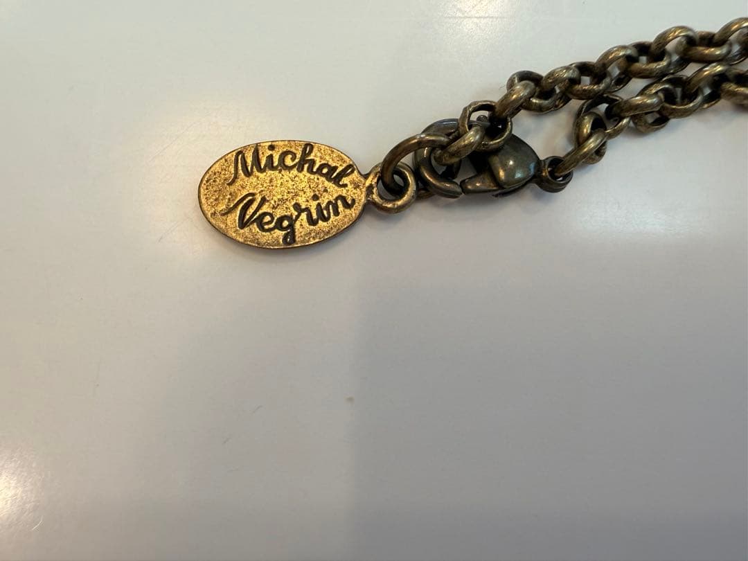 ミハエルネグリン ネックレス　薔薇の絵