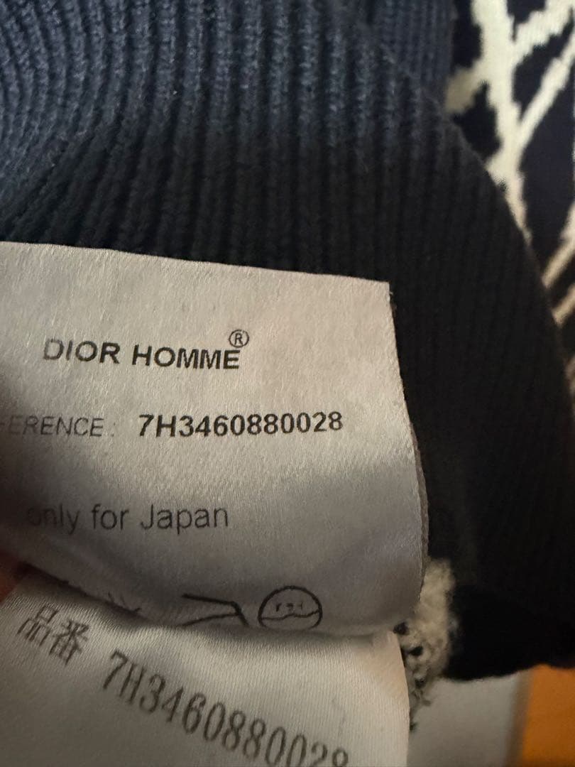 dior homme 2007AW ジオメトリックセーター　エディ期