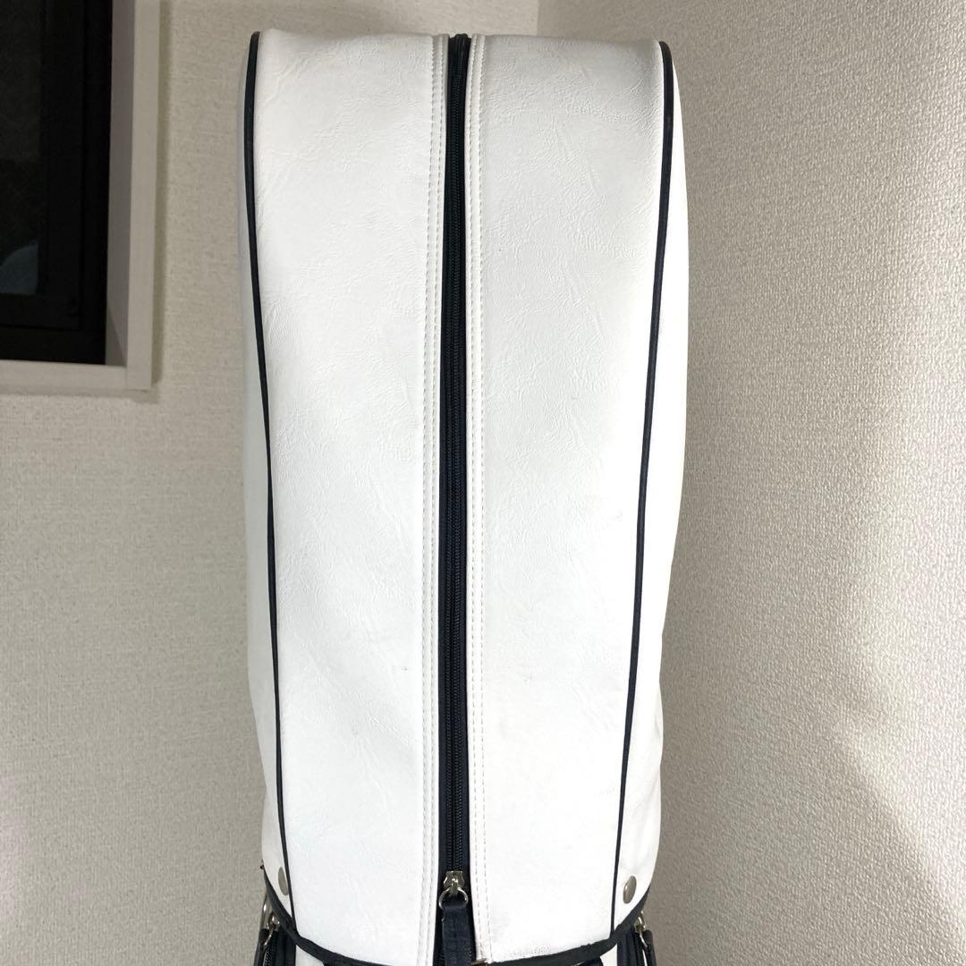 w1様PAPAS PLUS golf ゴルフバッグ ホワイト　パパスプラスゴルフ