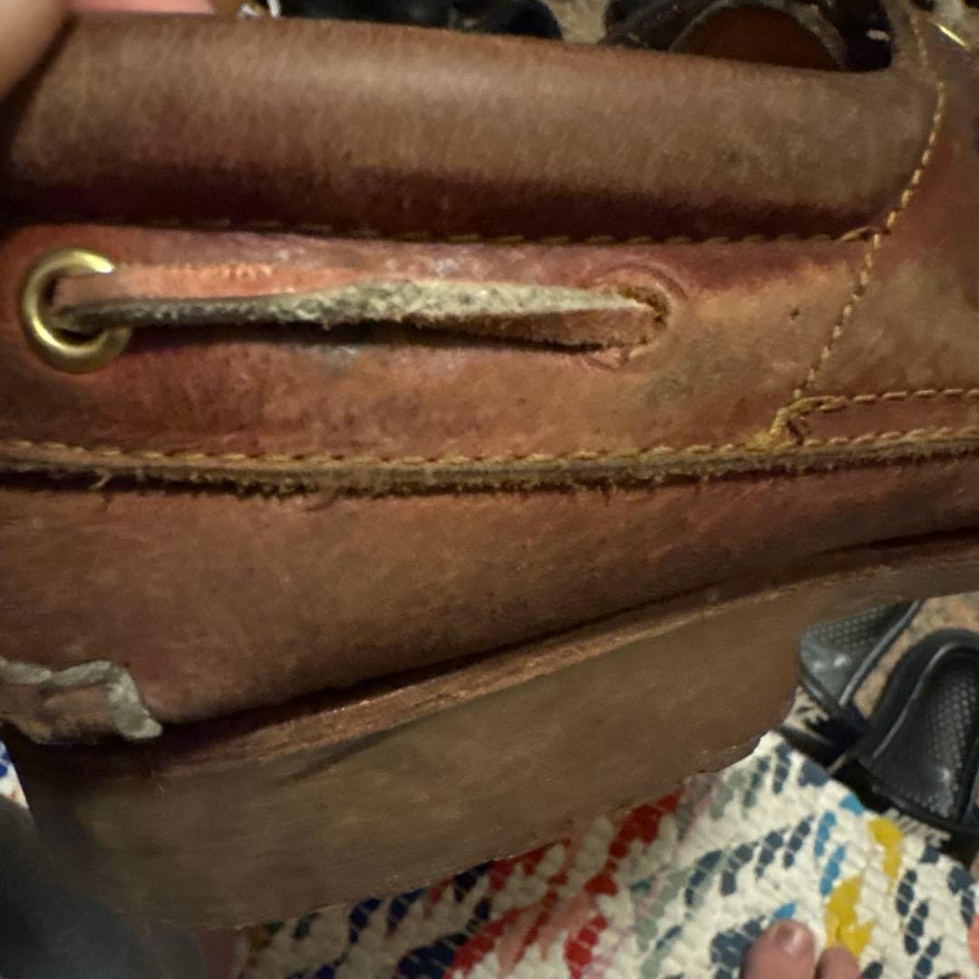 値下げしましたTimberland 3eye モカシンシューズ バーガンディ