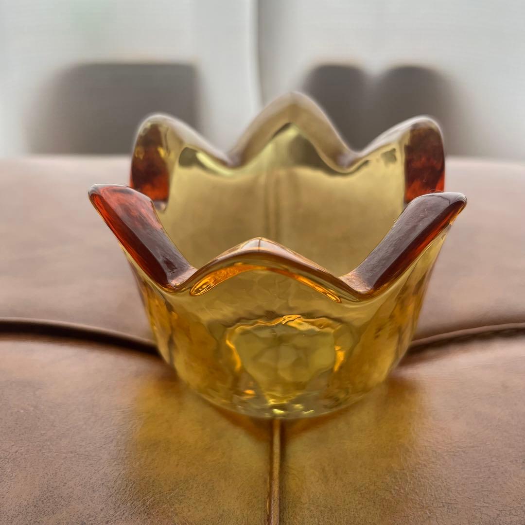 イッタラ　TULIPキャンドルホルダー　Lサイズ　イエロー