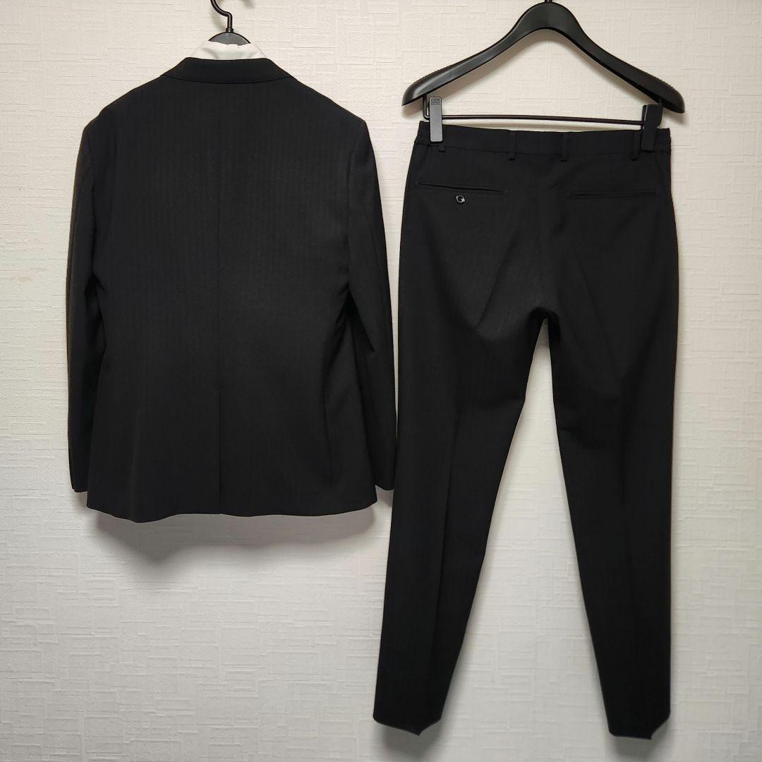 スーツセレクト　メンズ　スーツ　スリーピース　4Sシリーズ　着用一回　ブラック