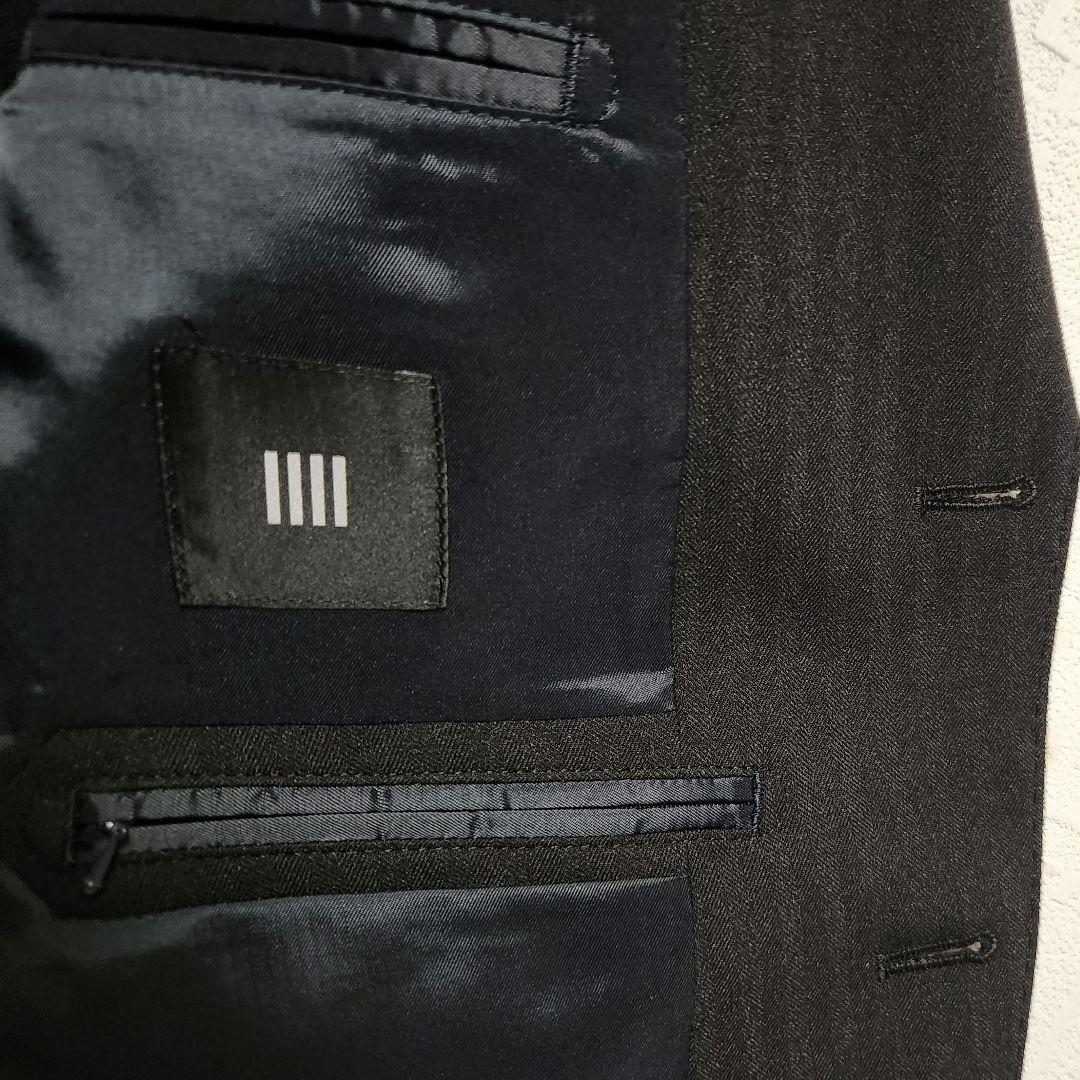 スーツセレクト　メンズ　スーツ　スリーピース　4Sシリーズ　着用一回　ブラック