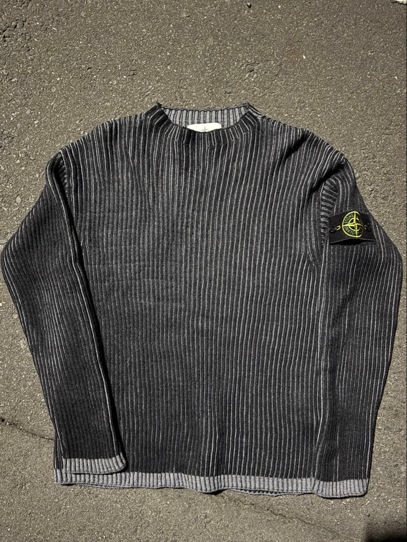 STONE  リブニットセーター 定価10万2024FW