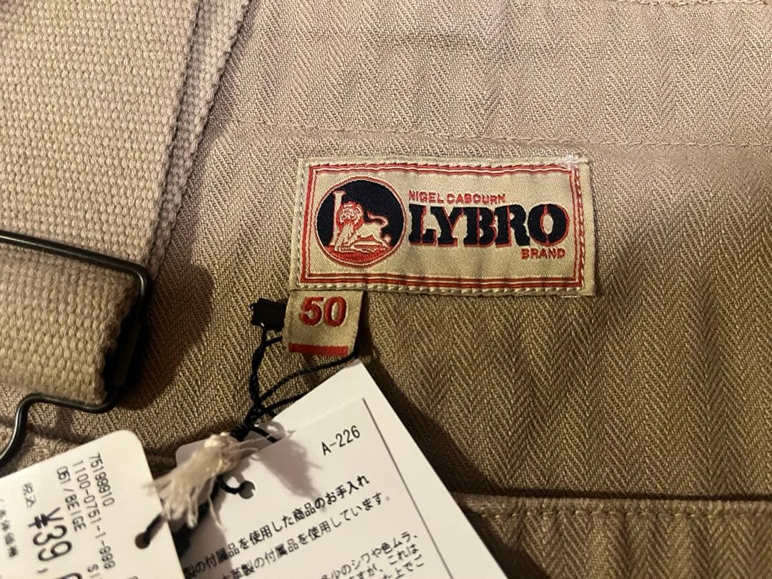 ￼ 新品未使用 ナイジェルケーボン Nigel Cabourn LYBRO 50