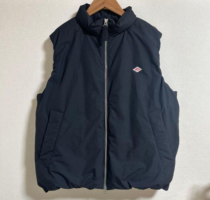 最終値下DANTONダントン スタンドカラー ジップアップ ダウンベストSサイズ