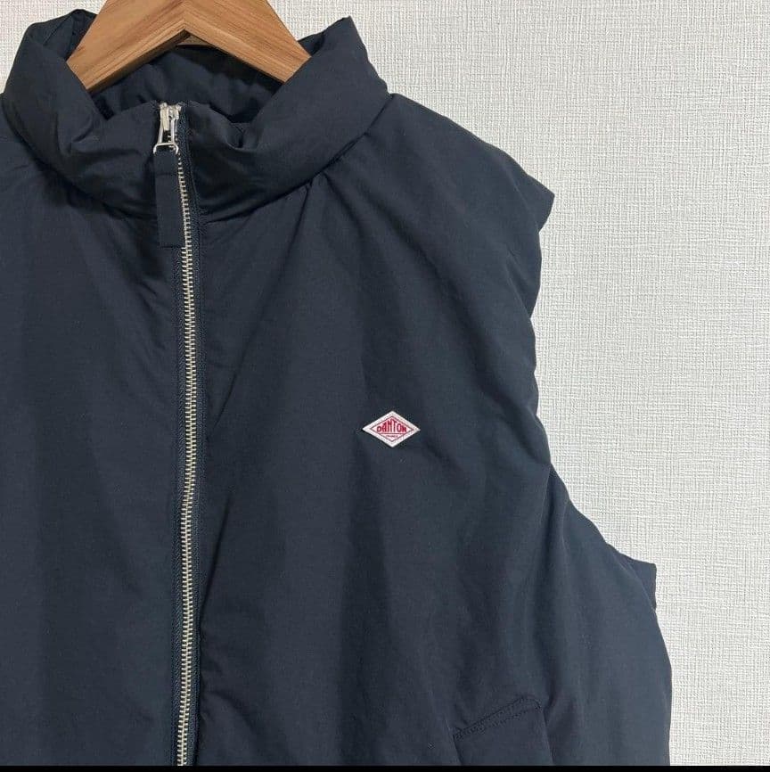 最終値下DANTONダントン スタンドカラー ジップアップ ダウンベストSサイズ