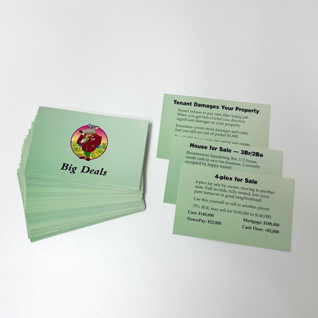 金持ち父さんキャッシュフロー101ボードゲーム 英語版 説明書日本語訳あり