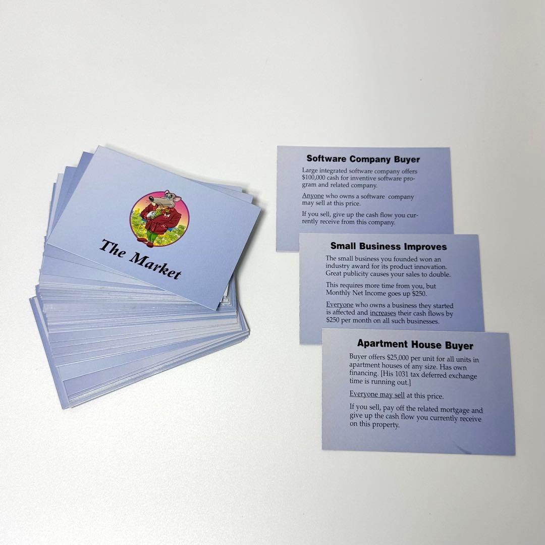 金持ち父さんキャッシュフロー101ボードゲーム 英語版 説明書日本語訳あり