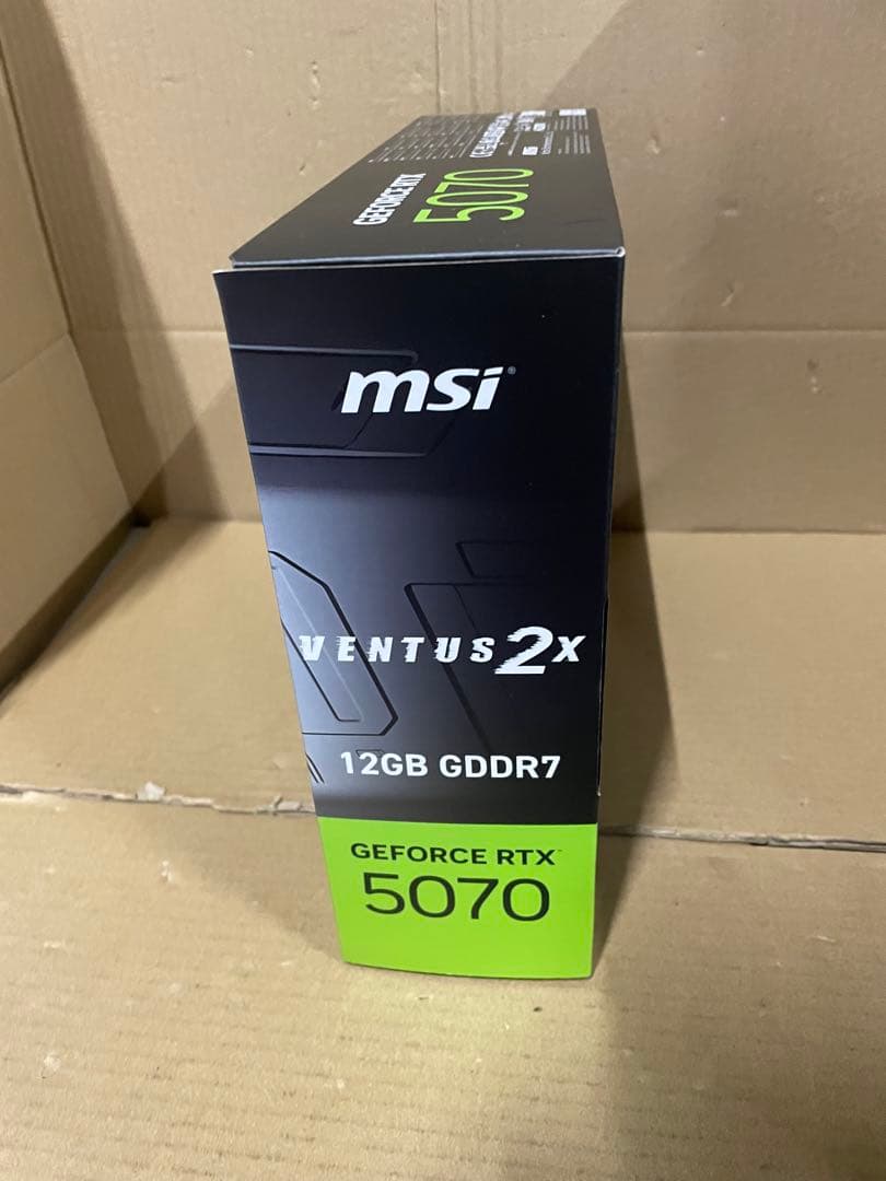グラフィックボード・グラボ・ビデオカード MSI GeForce RTX 5070 12G VENTUS 2X OC