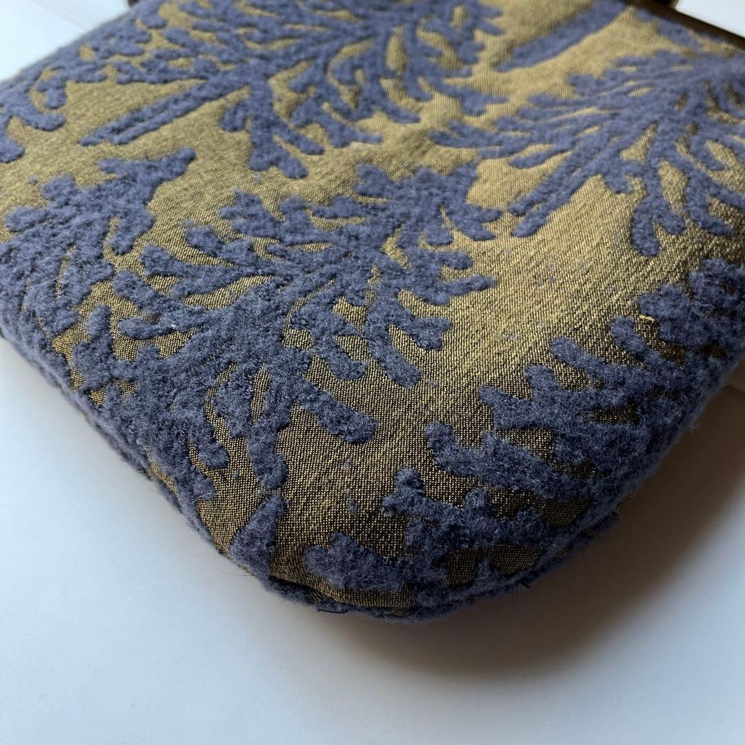 ハンドメイド　がま口バッグ　ミナペルホネン　metsä