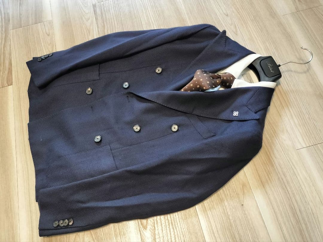 TAGLIATORE 46 モンテカルロ 極美品 ネイビー ダブル ジャケット