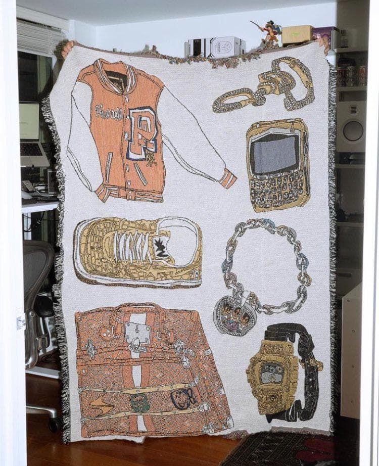 落合翔平 Pharrell Williams ラグ